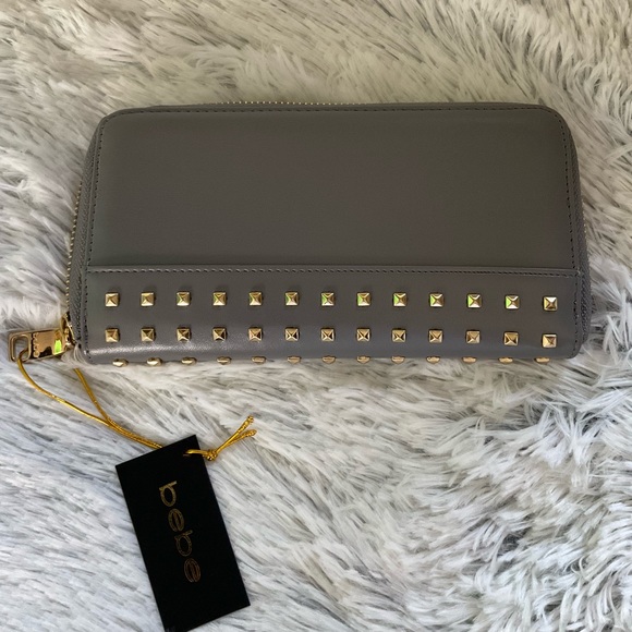 Light gray Bebe zip wallet - Picture 3 of 4